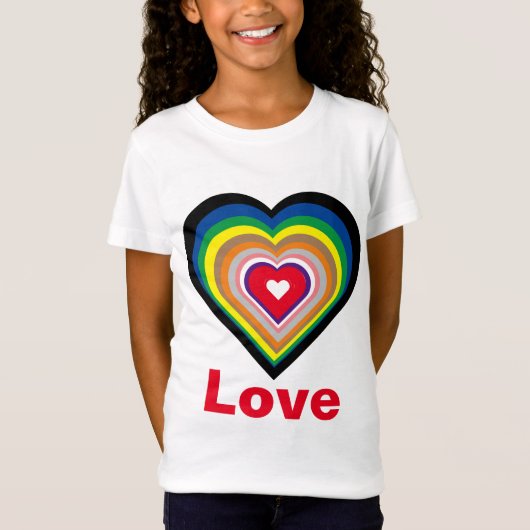heart and love tシャツ (正面)
