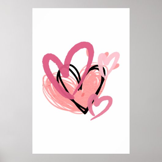 Heart Art Print ポスター (正面)