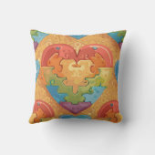 Heart autism クッション (裏面)