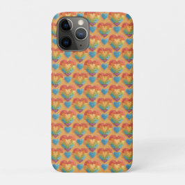 Heart autism iPhone 11 proケース