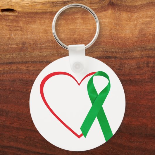 Heart Awareness, Surgery, Recovery Gift キーホルダー (裏面)