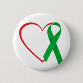 Heart Awareness, Surgery, Recovery Gift 缶バッジ (正面)