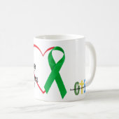 Heart Awareness, Surgery, Survivor Recovery Gift コーヒーマグカップ (正面右)