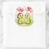 Heart Balloons ラウンドシール (バッグ)