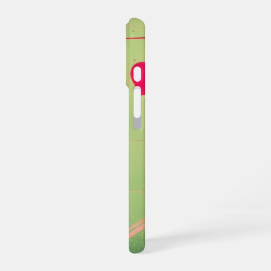 Heart Balloons and Light Trails Phone Case iPhone 16ケース (左側面)