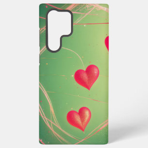 Heart Balloons and Light Trails Phone Case Samsung Galaxy S22 Ultraケース