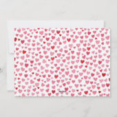 Heart Balloons & Bikes Valentine's Day シーズンカード (裏面)