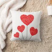 Heart Balloons Illustration Design クッション (ブランケット)