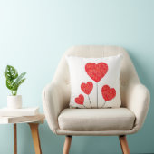 Heart Balloons Illustration Design クッション (椅子)
