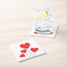 Heart Balloons Illustration Design