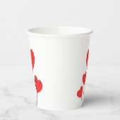 Heart Balloons Illustration Design 紙コップ (左)