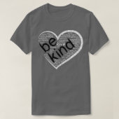 Heart Be Kind Spread Kindness Anti Bullying Orange Tシャツ (デザイン正面)
