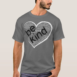 Heart Be Kind Spread Kindness Anti Bullying Orange Tシャツ