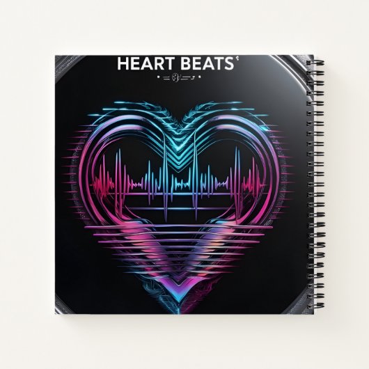 Heart Beats Journal – Write What Makes Your Heart  ノートブック (裏面)