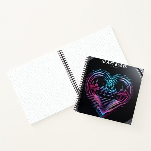 Heart Beats Journal – Write What Makes Your Heart  ノートブック (内部)