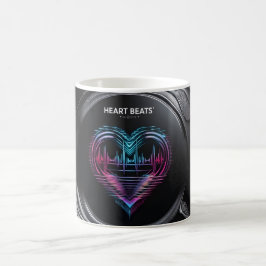 Heart Beats Mug – Pulsing Love in Motion コーヒーマグカップ