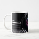 Heart Beats Mug – Pulsing Love in Motion コーヒーマグカップ (左)