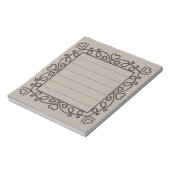 Heart Border  ノートパッド (回転)