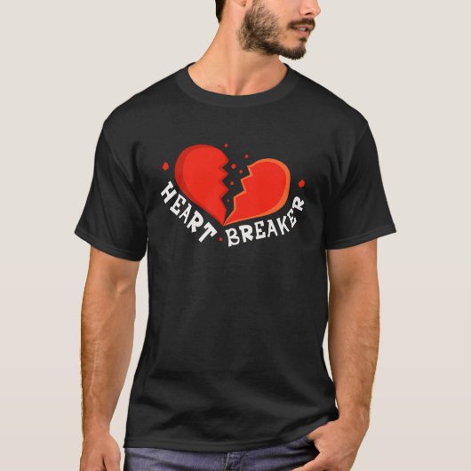 Heart Breaker Valentines Day Hearts Day Hug Dealer Tシャツ (正面)