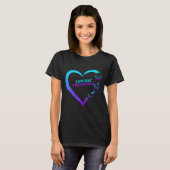 Heart Butterfly Suicide Prevention Awareness  Tシャツ (正面フル)