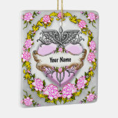 Heart Caduceus  セラミックオーナメント (右)