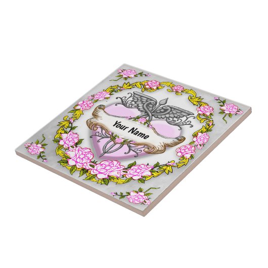 Heart Caduceus  タイル (側面)