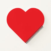 Heart California Spiral Notebook ノートブック (裏面)