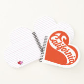 Heart California Spiral Notebook ノートブック (内部)