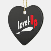 Heart ceramic ornament  セラミックオーナメント (左)