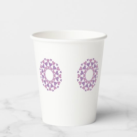 Heart Circles 紙コップ (裏面)