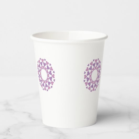 Heart Circles 紙コップ (左)