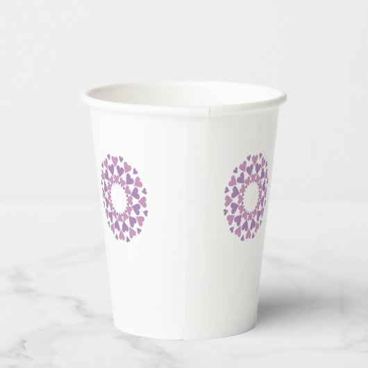 Heart Circles 紙コップ (右)