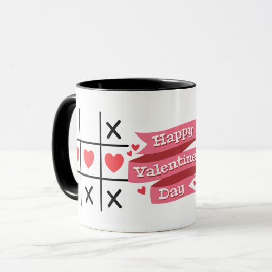 Heart, coffee mug, Valentine's gift マグカップ (正面左)
