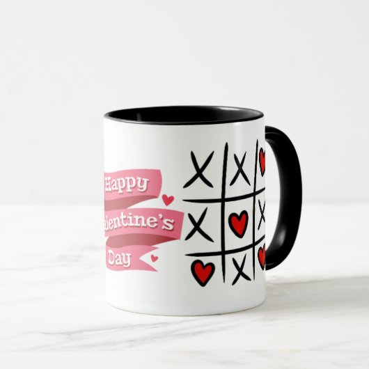 Heart, coffee mug, Valentine's gift マグカップ (正面右)