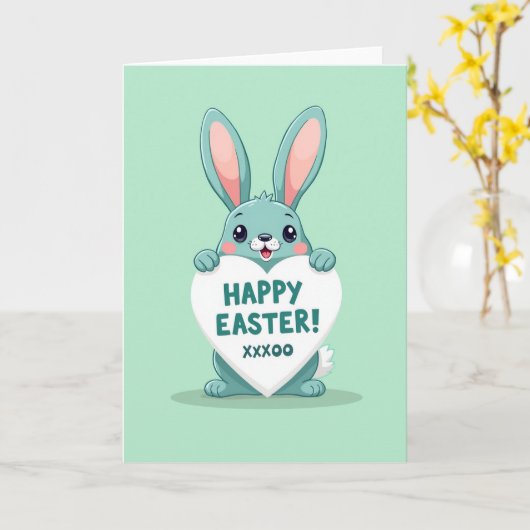 Heart Creature Greeting Card カード (黄色い花)