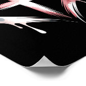 Heart Cross Christian Faith Love  ポスター (角)