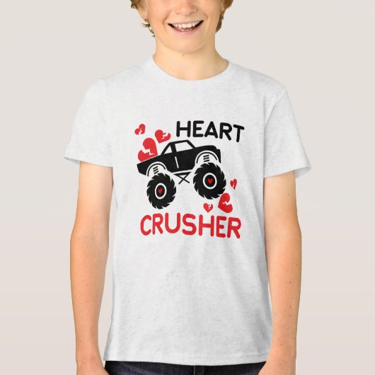 Heart Crusher Valentine's Day  トライブレンドＴシャツ (正面)