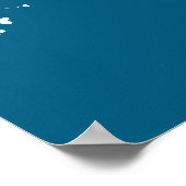 Heart Dandelion Flower Love Cute Valentines Day Wo ポスター (角)