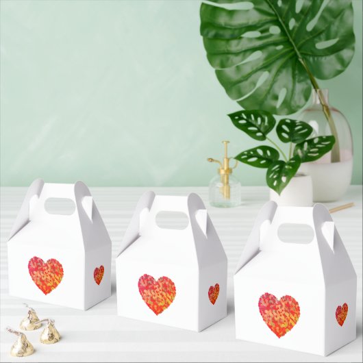 Heart Design Favor Box フェイバーボックス (複数)