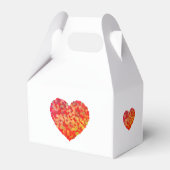 Heart Design Favor Box フェイバーボックス (正面サイド)