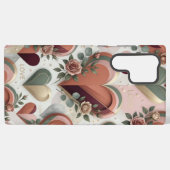 Heart Design Samsung Phone Case Galaxyケース (裏面横)