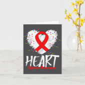 Heart Disease Awareness  カード (黄色い花)