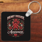 Heart Disease Awareness キーホルダー (裏面)