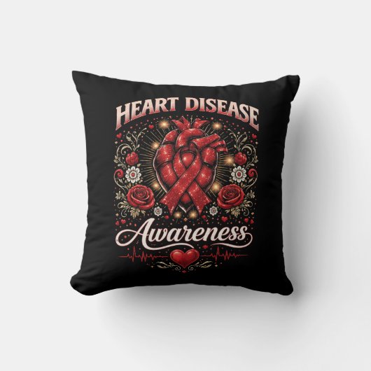 Heart Disease Awareness クッション (正面)