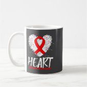 Heart Disease Awareness  コーヒーマグカップ (左)