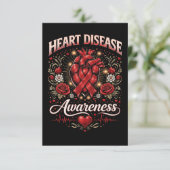 Heart Disease Awareness サンキューカード (スタンド正面)
