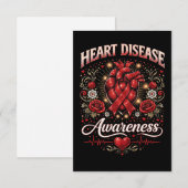 Heart Disease Awareness サンキューカード (正面/裏面)