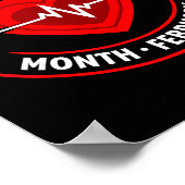 Heart Disease Awareness ポスター (角)