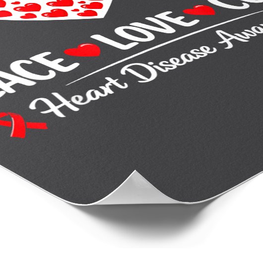 Heart Disease Awareness  ポスター (角)