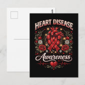 Heart Disease Awareness ポストカード (正面/裏面)